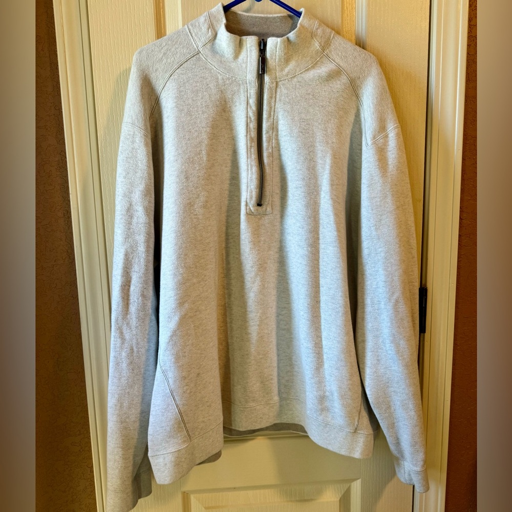 Reversible Tommy Bahama Pullover Zip-up Sweatshirt XXL